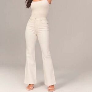 Abercrombie & Fitch The Vintage Flare High Rise Curve Love Jeans Pants